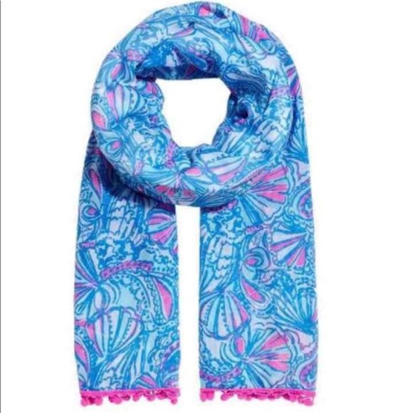 Lilly Pulitzer for Target Accessories - Lilly Pulitzer for Target Pink & Blue Scarf NEW with tags